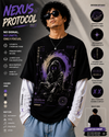 Cross Eye Astranaut Full Sleeve T-Shirt