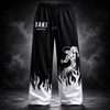 Anime Streetwear Jogger Pants – Baki “Grappler Inferno” Edition
