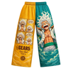 Anime Streetwear Jogger Pants – Gear 5 Sun God Nika Split Design